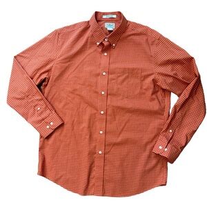 L.L. Bean Dress Shirt Men’s Button Down Size Large Wrinkle Free‎ Slightly Fitted